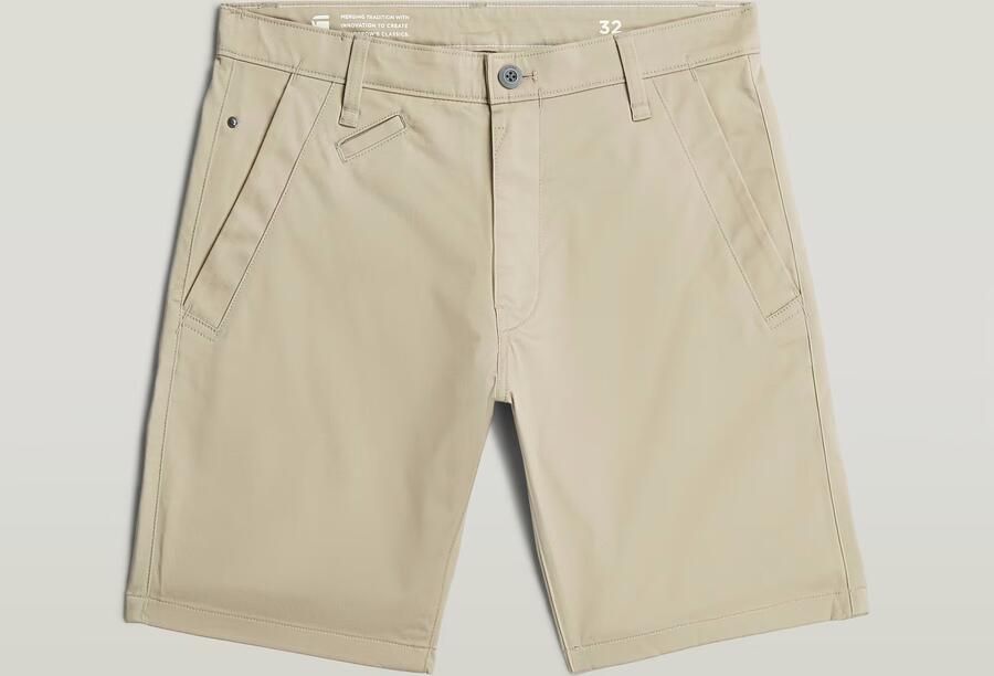 G-Star RAW Bronson 3.0 Slim Chino Short Beige Heren - Foto 4