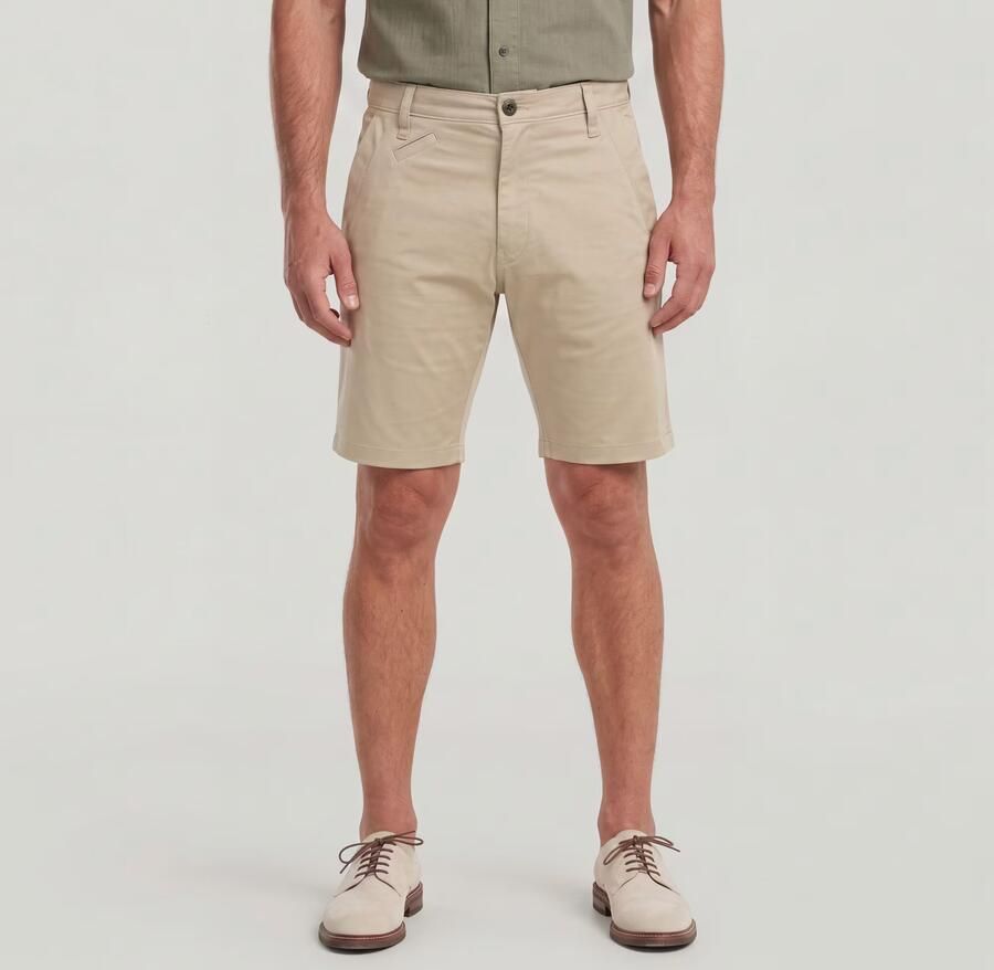 G-Star RAW Bronson 3.0 Slim Chino Short Beige Heren - Foto 6