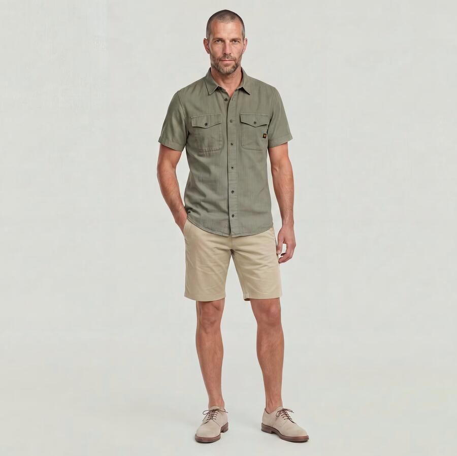 G-Star RAW Bronson 3.0 Slim Chino Short Beige Heren - Foto 5