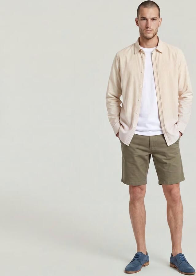 G-Star RAW Bronson 3.0 Slim Chino Short Bruin Heren - Foto 6