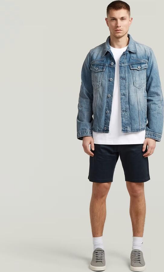 G-Star Raw Slim fit bermuda met steekzakken model 'Bronson' - Foto 5