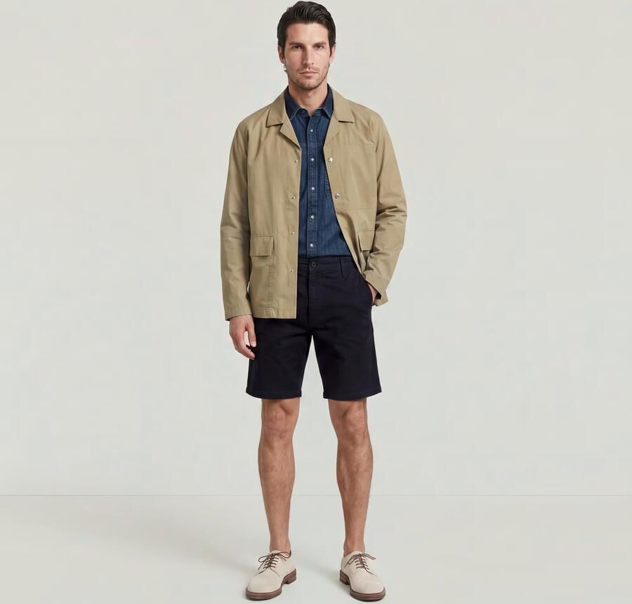 G-Star RAW Bronson 3.0 Slim Chino Short Donkerblauw Heren - Foto 5