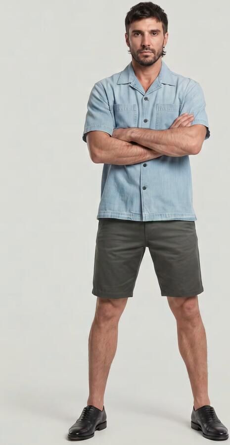 G-Star RAW Bronson 3.0 Slim Chino Short Grijs Heren - Foto 6