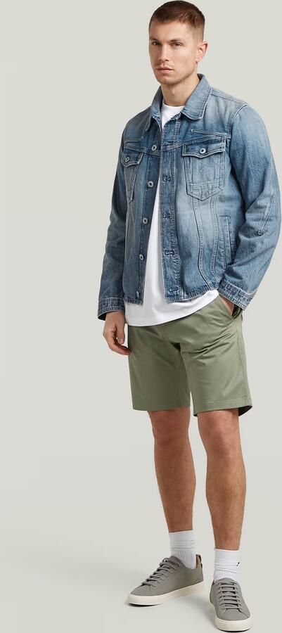 G-Star RAW Bronson 3.0 Slim Chino Short Groen Heren - Foto 6