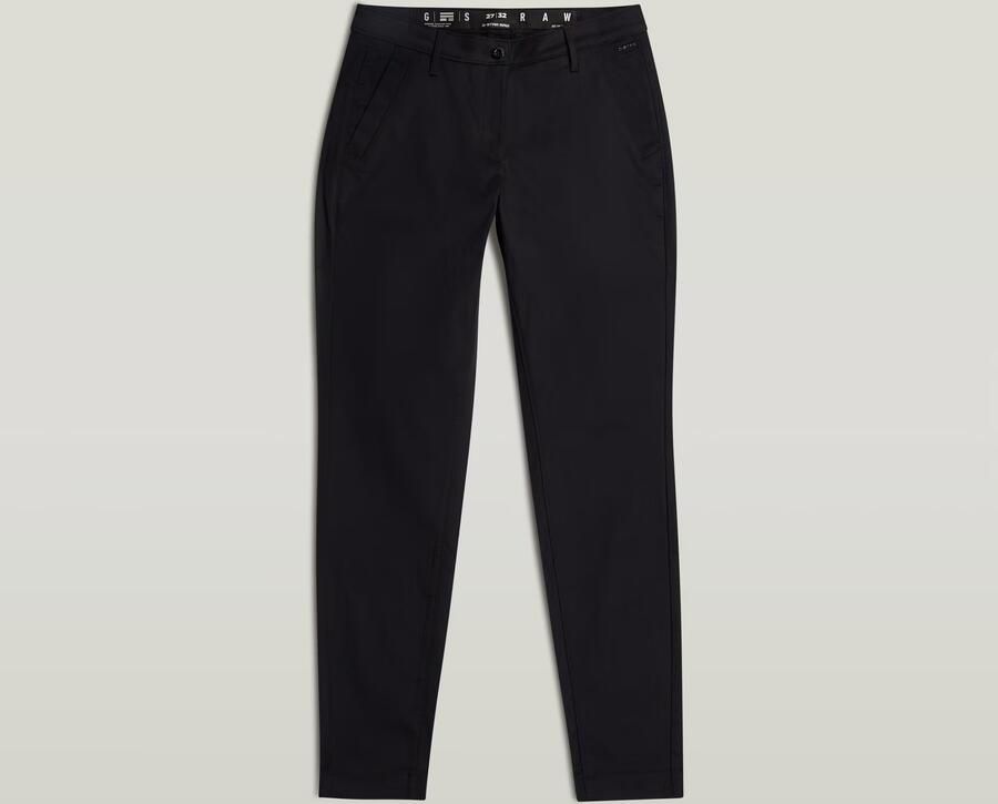 G-Star RAW Bronson Mid Waist Chino Zwart Dames - Foto 6
