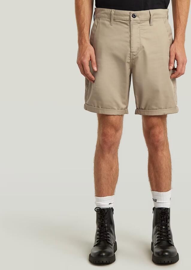 G-Star RAW Bronson Straight Short Beige Heren - Foto 6