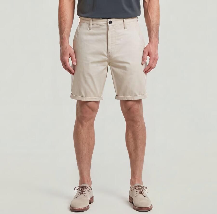 G-Star RAW Bronson Straight Short Beige Heren - Foto 3
