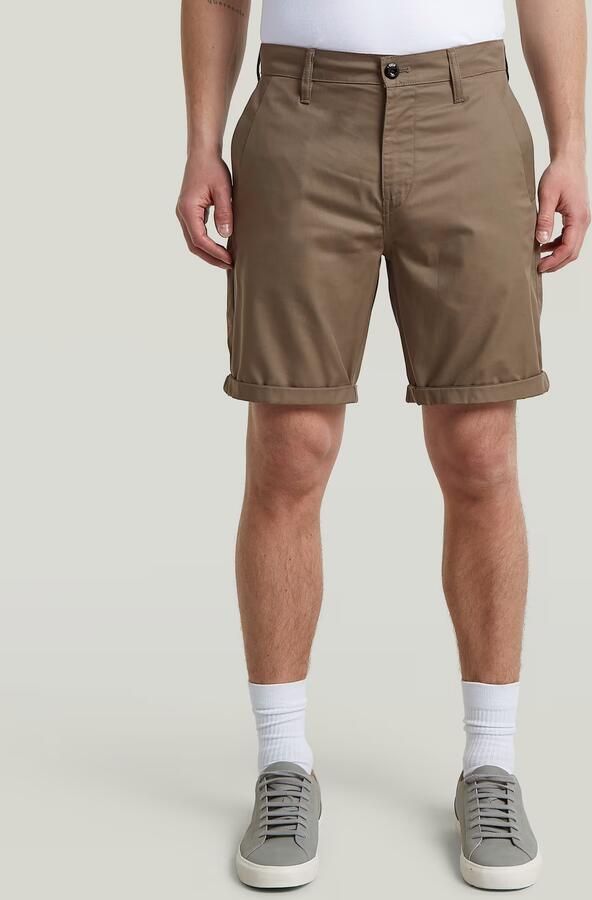 G-Star RAW Bronson Straight Short Bruin Heren - Foto 5