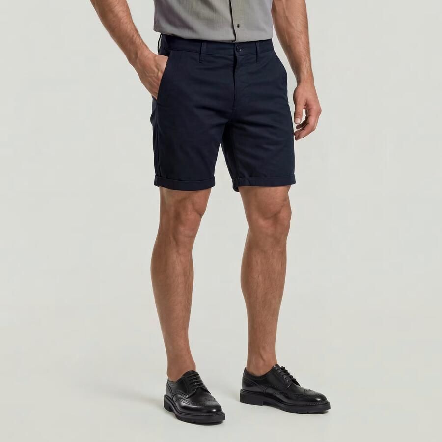 G-Star RAW Bronson Straight Short Donkerblauw Heren - Foto 4