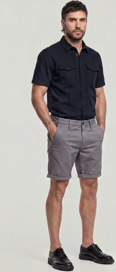 G-Star RAW Bronson Straight Short Grijs Heren - Foto 6