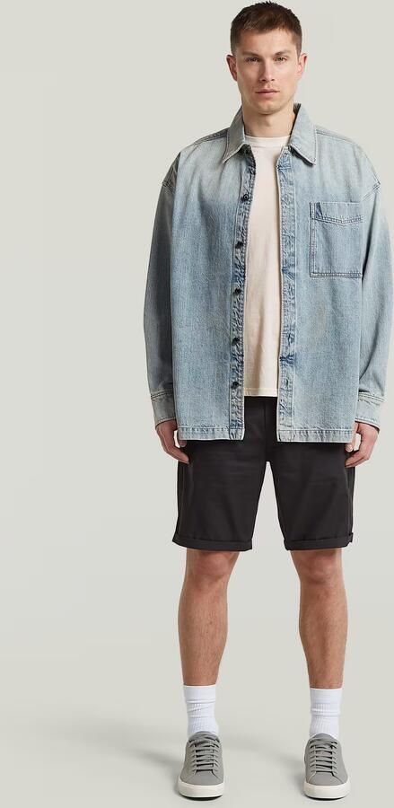 G-Star RAW Bronson Straight Short Zwart Heren - Foto 7