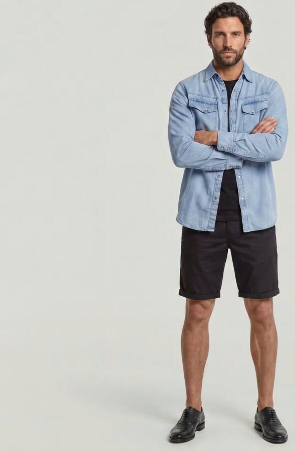 G-Star RAW Bronson Straight Short Zwart Heren - Foto 6