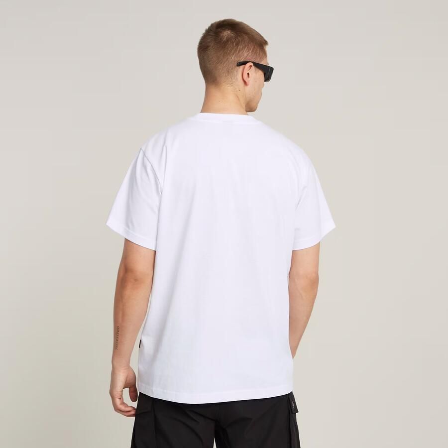 G-Star RAW Burger Box Rain Loose T-Shirt Wit Heren - Foto 2