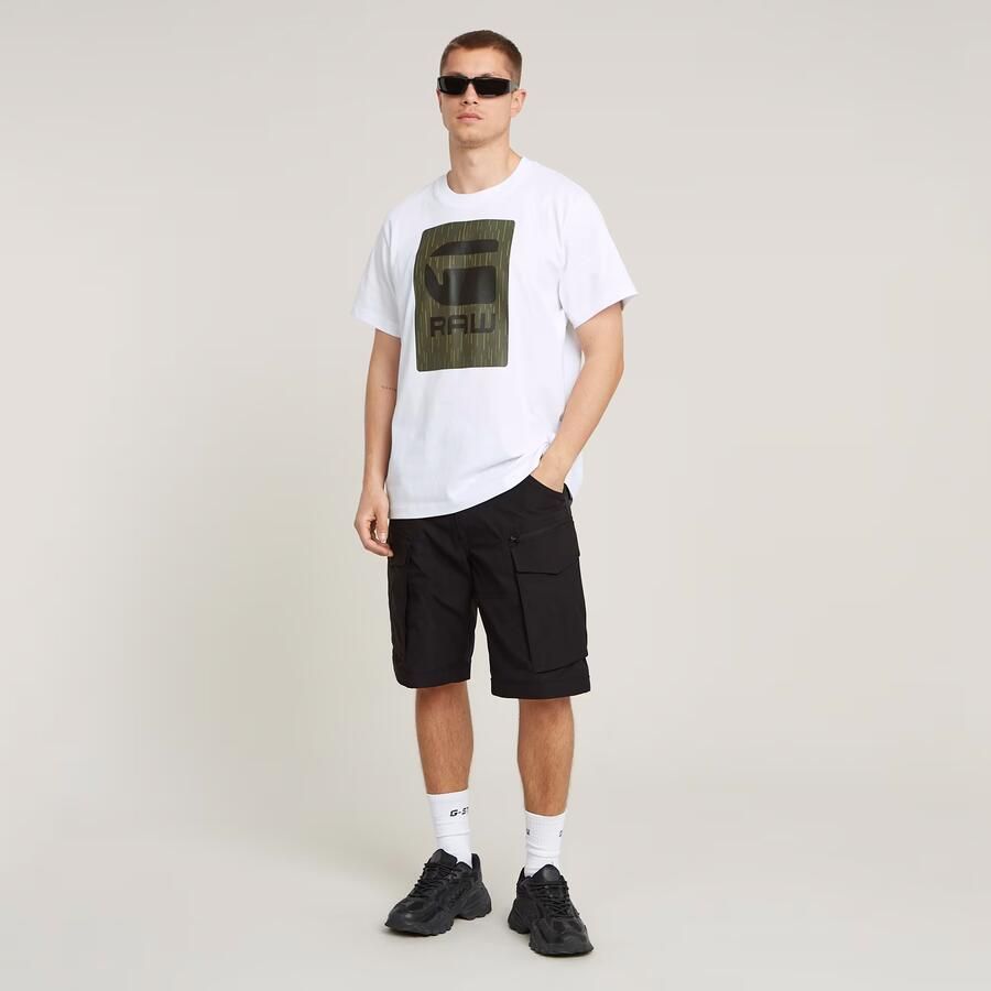 G-Star RAW Burger Box Rain Loose T-Shirt Wit Heren - Foto 3