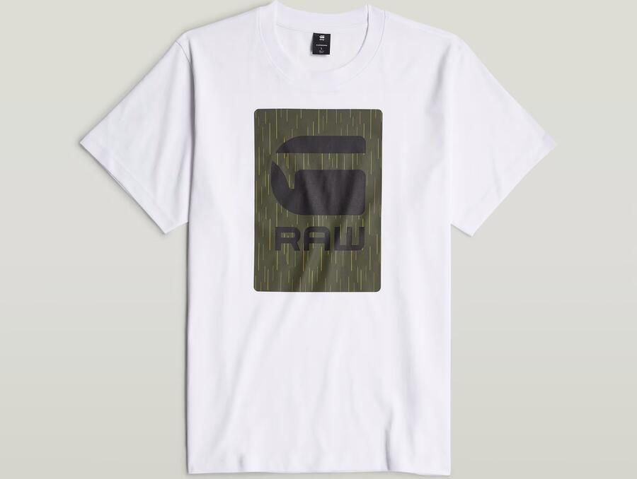G-Star RAW Burger Box Rain Loose T-Shirt Wit Heren - Foto 7