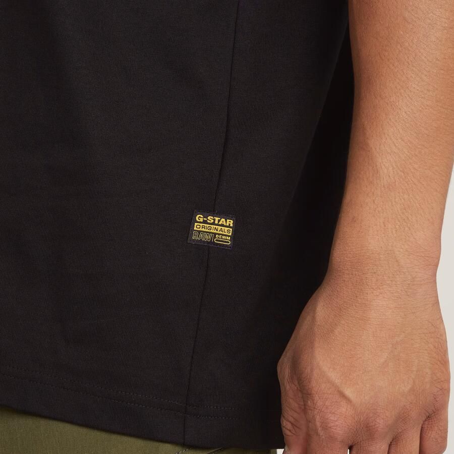 G-Star RAW Burger Box Rain Loose T-Shirt Zwart Heren - Foto 3