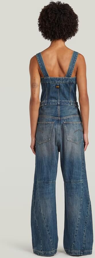 G-Star RAW Bustier 3D Jumpsuit Donkerblauw Dames