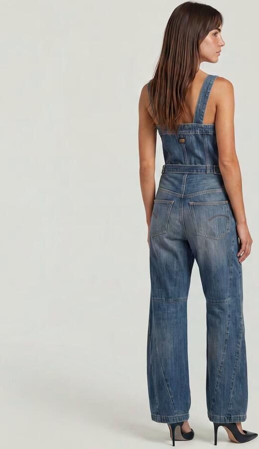G-Star RAW Bustier 3D Jumpsuit Donkerblauw Dames - Foto 5