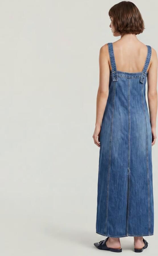G-Star RAW Bustier Detachable Straps Jurk Midden blauw Dames - Foto 5