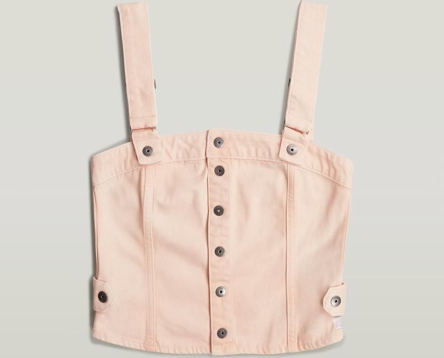 G-Star RAW Bustier Top Afneembare Band Roze Dames