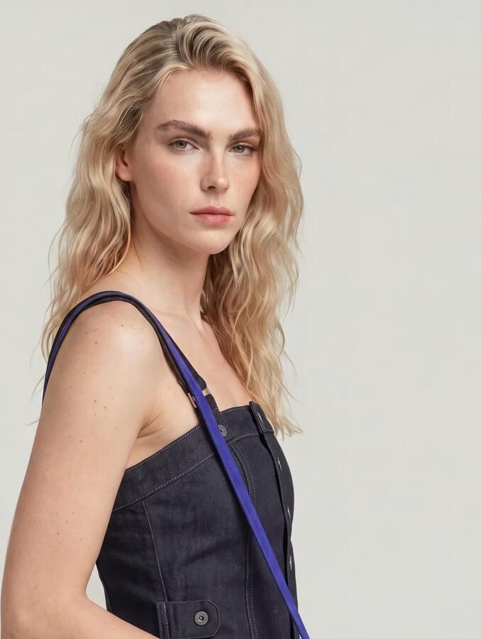 G-Star RAW Bustier Top Detachable Straps Donkerblauw Dames - Foto 5
