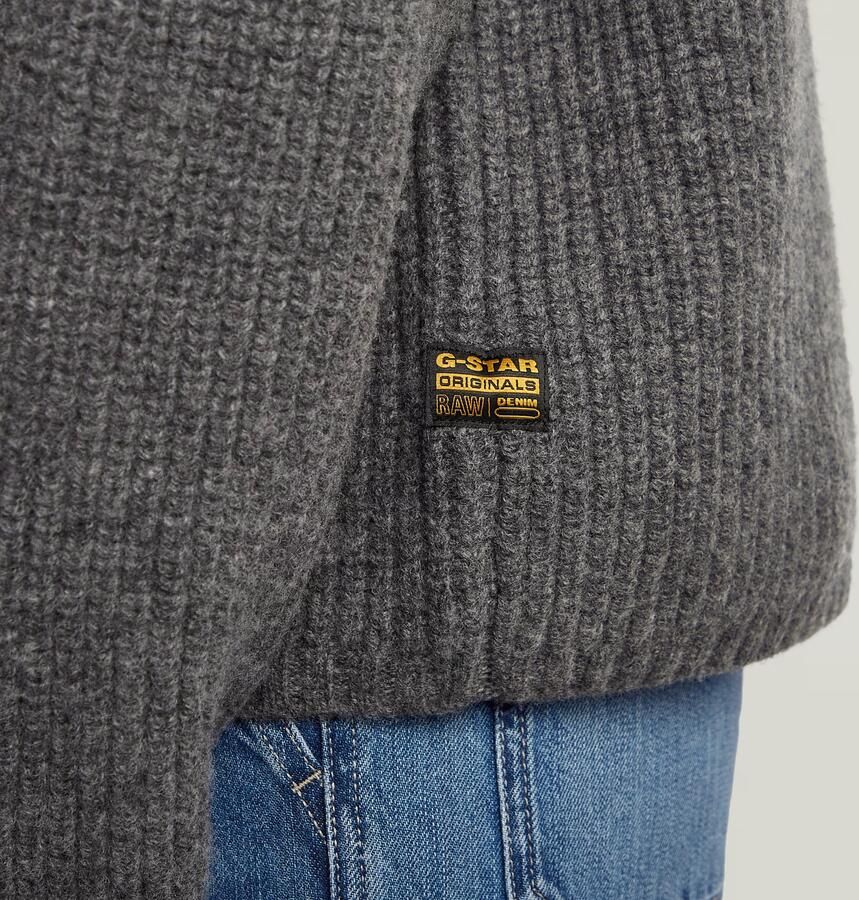 G-Star RAW Cable Double Collar Gebreide Trui Meerkleurig Dames - Foto 3