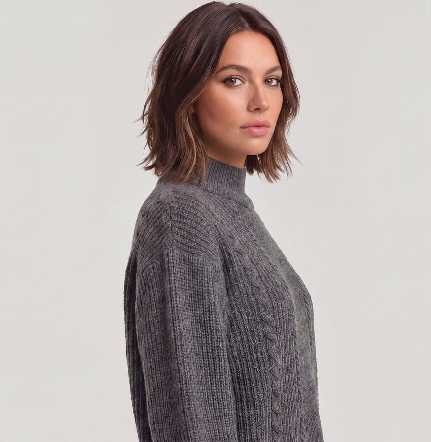 G-Star RAW Cable Double Collar Gebreide Trui Meerkleurig Dames - Foto 3