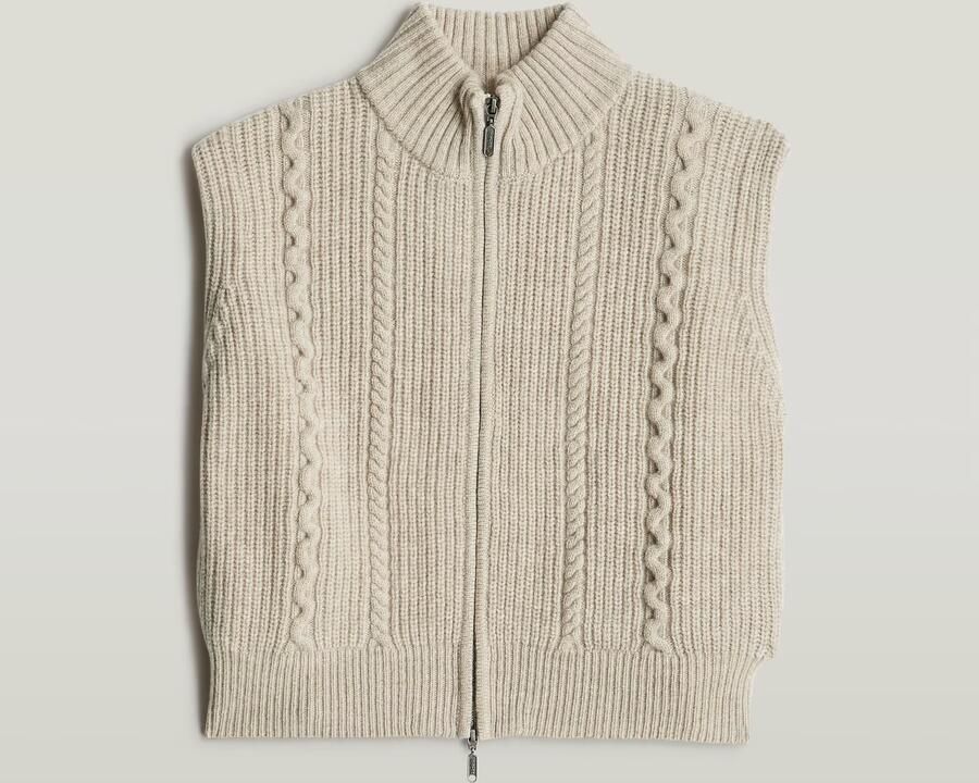 G-Star RAW Cable Full Zip Gebreid Vest Meerkleurig Dames