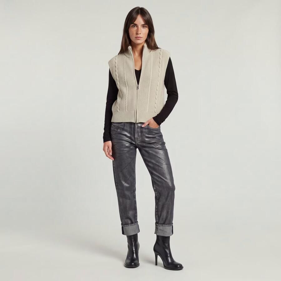 G-Star RAW Cable Full Zip Gebreid Vest Meerkleurig Dames - Foto 5