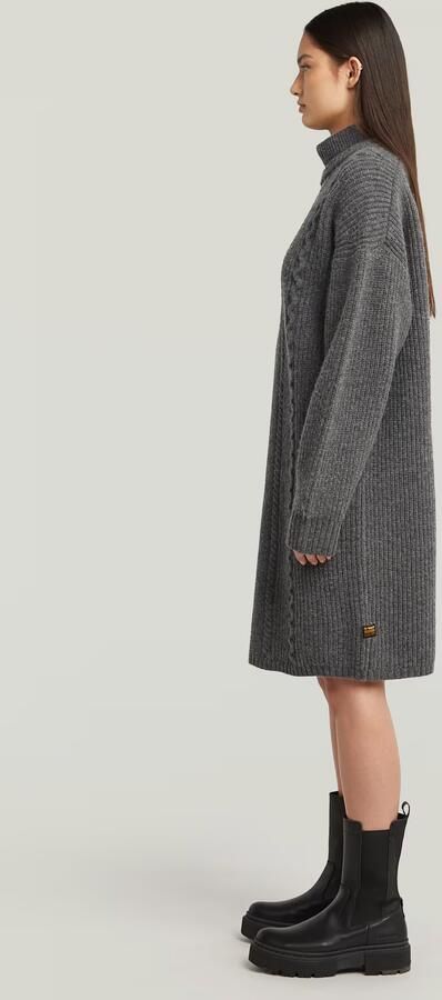 G-Star RAW Cable Gebreide Jurk Meerkleurig Dames - Foto 6
