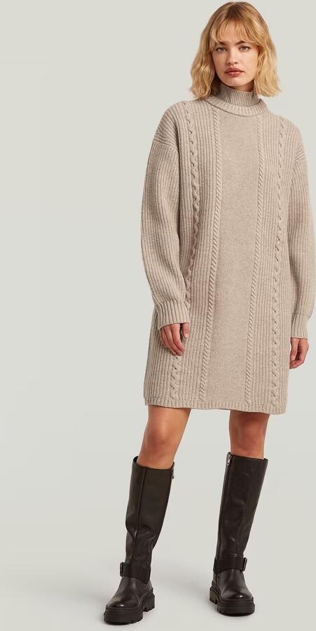 G-Star RAW Cable Loose Gebreide Jurk Meerkleurig Dames - Foto 5
