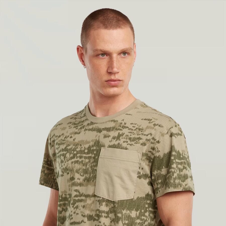 G-Star RAW Camo Pocket T-Shirt Meerkleurig Heren