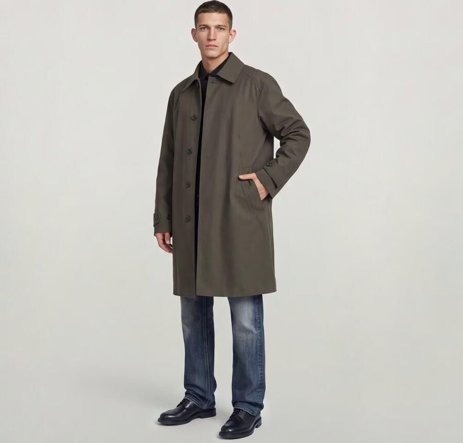 G-Star RAW Car Coat Uniseks Grijs Heren - Foto 5
