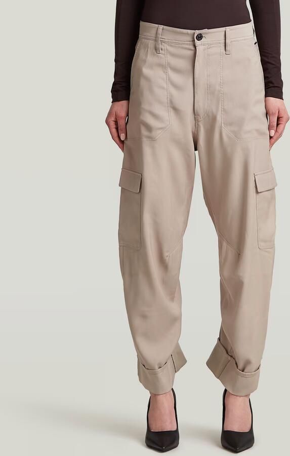 G-Star RAW Cargo 3D Boyfriend Broek Beige Dames - Foto 6