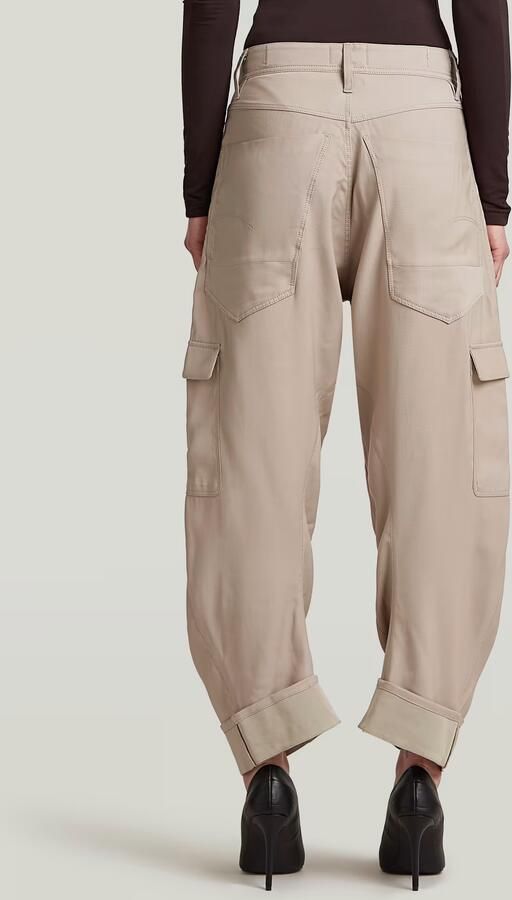 G-Star RAW Cargo 3D Boyfriend Broek Beige Dames - Foto 4