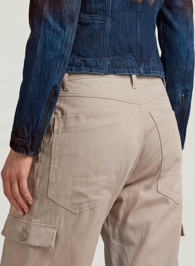 G-Star RAW Cargo 3D Boyfriend Broek Beige Dames - Foto 6