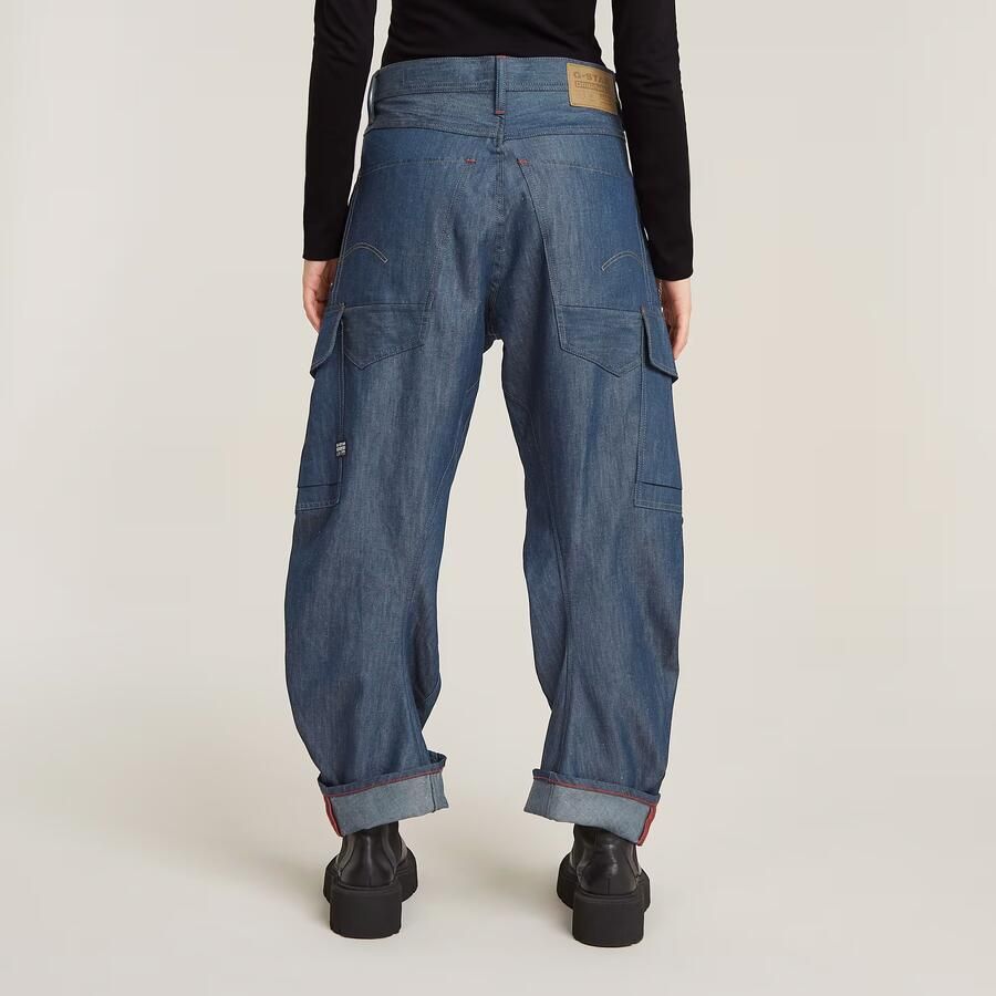 G-Star RAW Cargo 3D Boyfriend Broek Donkerblauw Dames - Foto 2