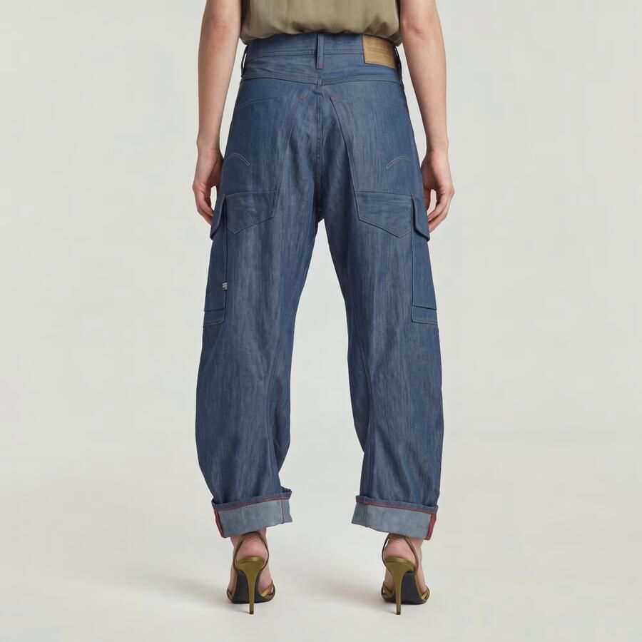 G-Star RAW Cargo 3D Boyfriend Broek Donkerblauw Dames - Foto 2
