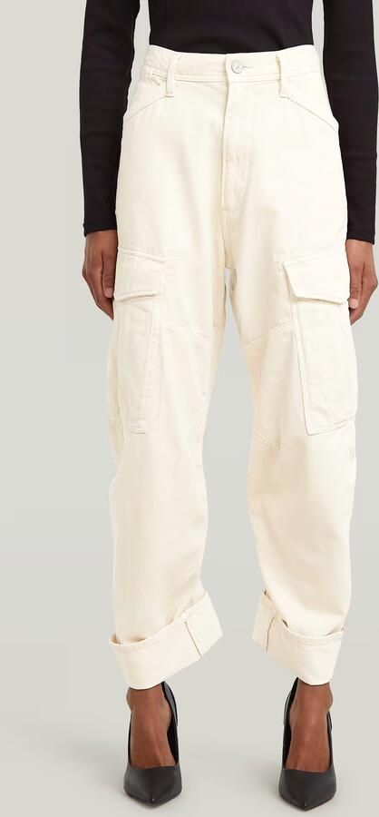 G-Star RAW Cargo 3D Boyfriend Pants Wit Dames