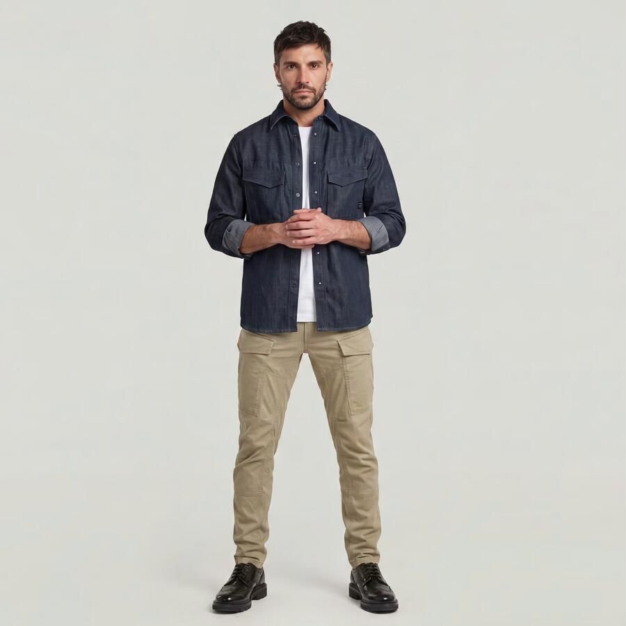 G-Star RAW Cargo 3D Regular Tapered Broek Beige Heren - Foto 4