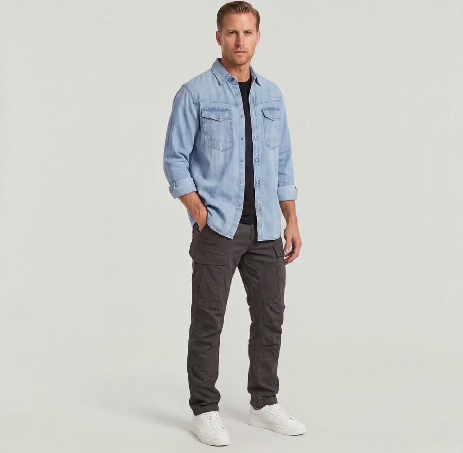 G-Star RAW Cargo 3D Regular Tapered Broek Grijs Heren - Foto 7