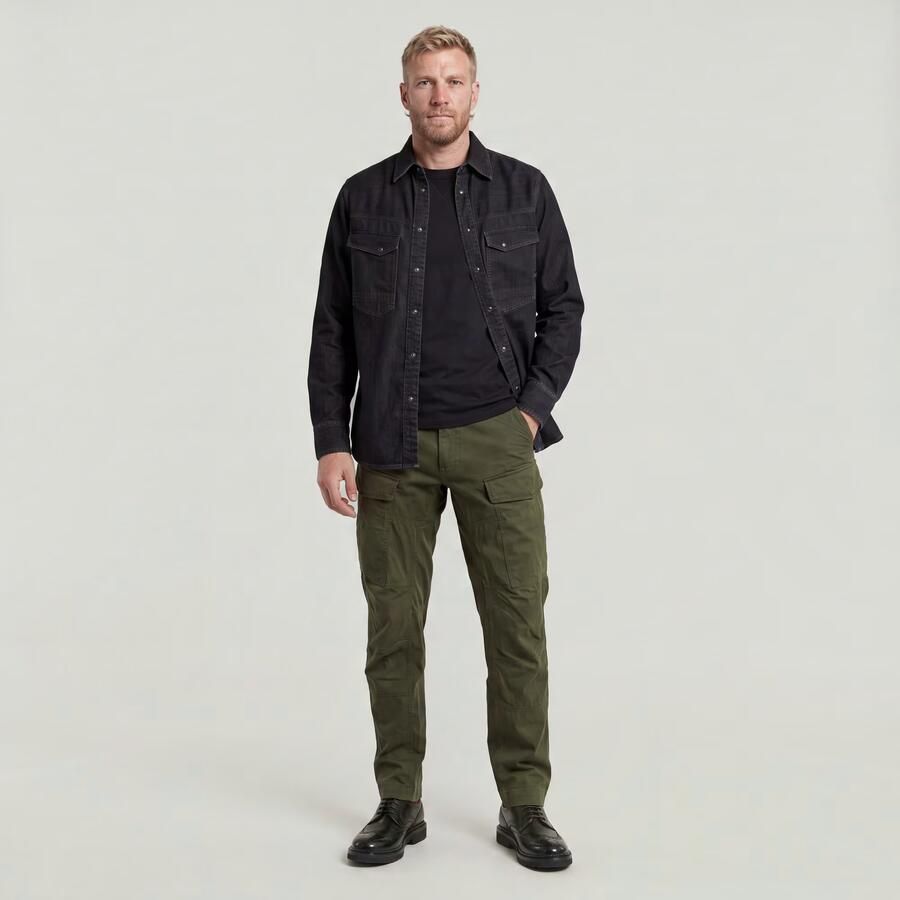G-Star RAW Cargo 3D Regular Tapered Broek Groen Heren - Foto 4