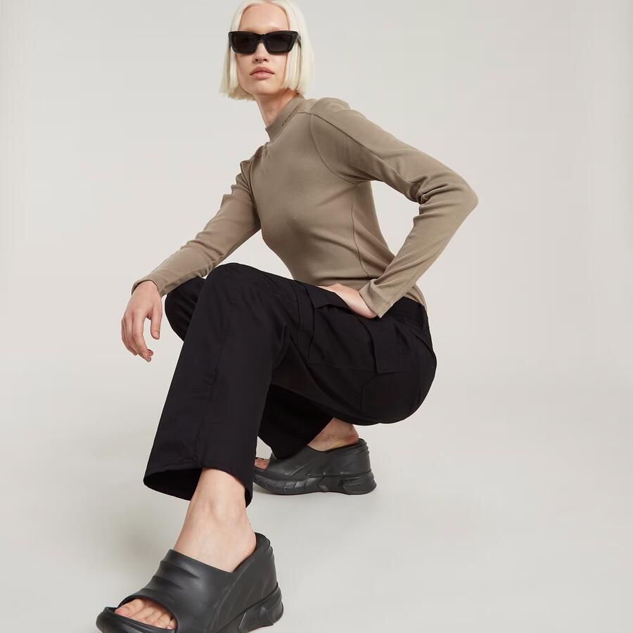 G-Star RAW Cargo Broek 3D Boyfriend Zwart Dames - Foto 2