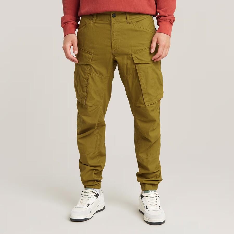 G-Star RAW Cargo Broek 3D Regular Tapered Cuffed Groen Heren - Foto 7