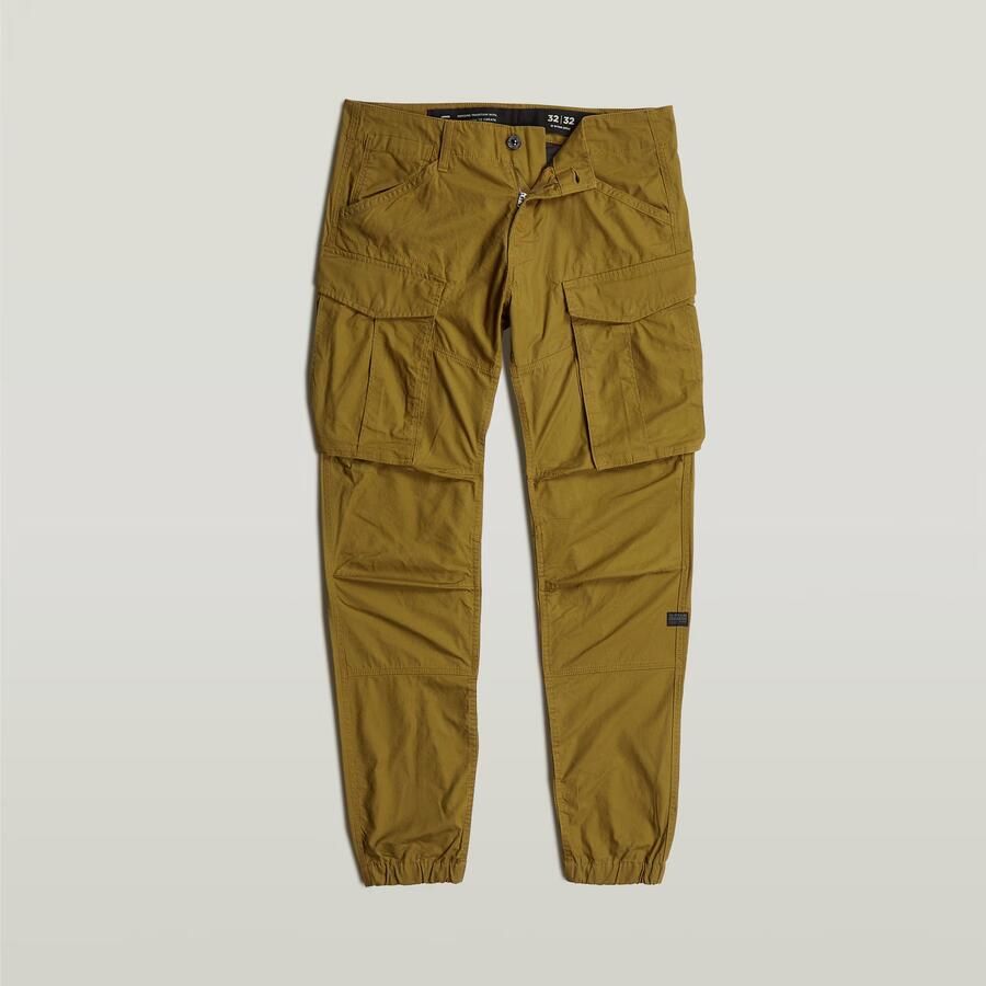 G-Star RAW Cargo Broek 3D Regular Tapered Cuffed Groen Heren - Foto 2