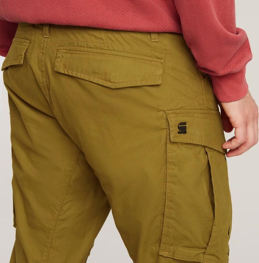 G-Star RAW Cargo Broek 3D Regular Tapered Cuffed Groen Heren - Foto 5
