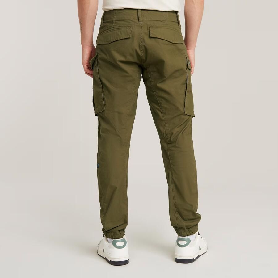 G-Star RAW Cargo Broek 3D Regular Tapered Cuffed Groen Heren - Foto 2
