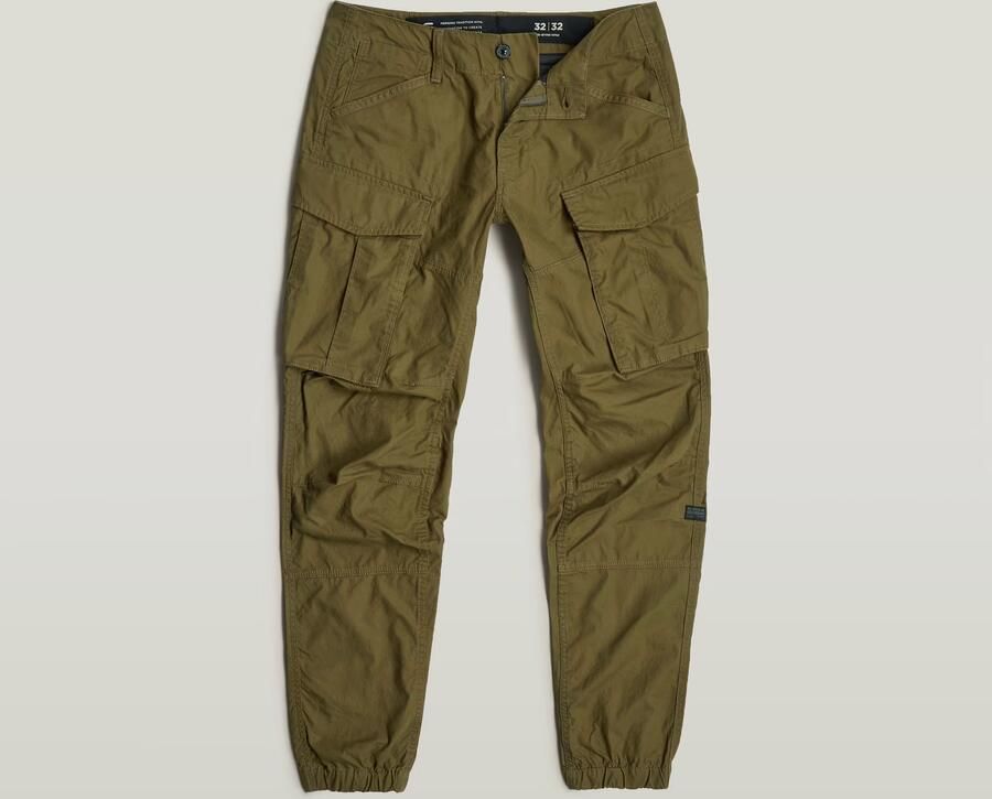 G-Star RAW Cargo Broek 3D Regular Tapered Cuffed Groen Heren - Foto 7