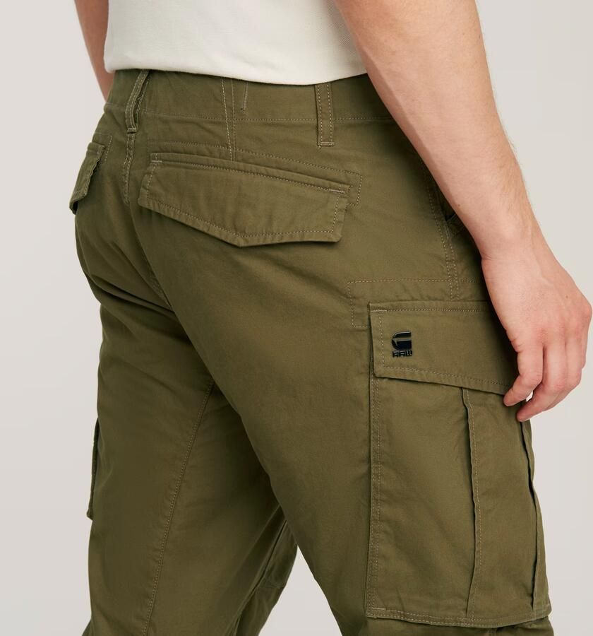 G-Star RAW Cargo Broek 3D Regular Tapered Cuffed Groen Heren - Foto 6