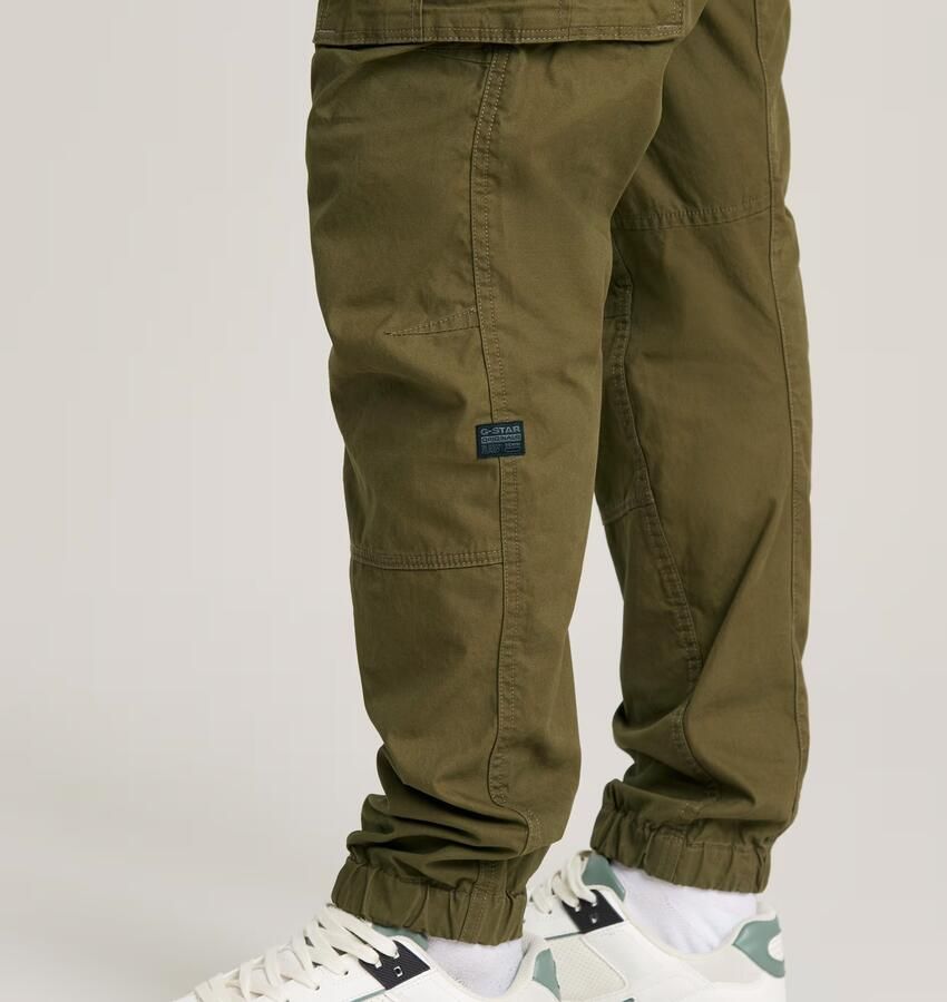 G-Star RAW Cargo Broek 3D Regular Tapered Cuffed Groen Heren - Foto 5